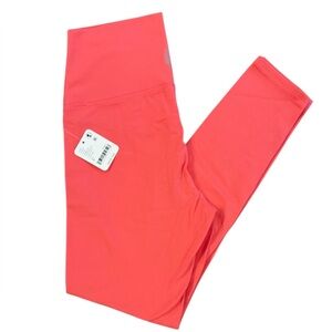 Free People FP Movement Never Better 7/8 Length Pink Leggings High Rise New Sz S